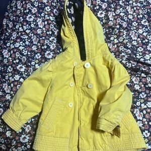 GAP Bright Yellow Kids Raincoat Circa 2009